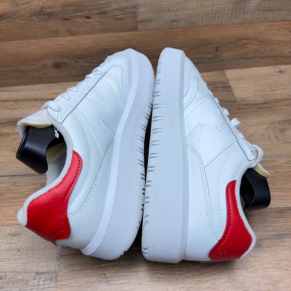 New Balance 302 White True Red Casual Sneakers Men Size 8.5 CT302LH - Picture 4 of 9